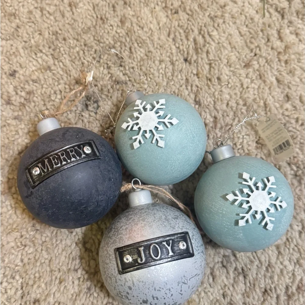 Target Blue and Silver Holiday Ornament Set